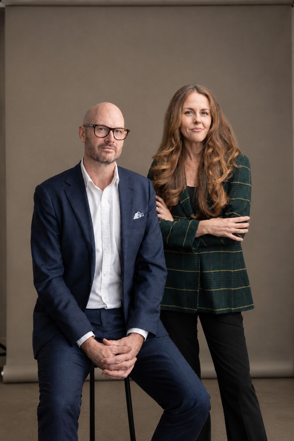 Kate Russell, Founder and Principal of hum[ai]n, with Mark Papendieck, Strategic Advisor